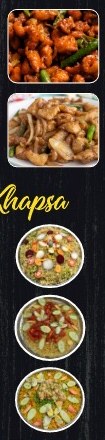 Chicken dishes from the Chowpati's menu